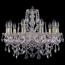 Подвесная люстра bohemia ivele crystal 1411 1411-10-195-g